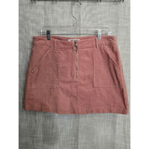 Women's Almost Famous Pink Corduroy‎ Skirt Size 13